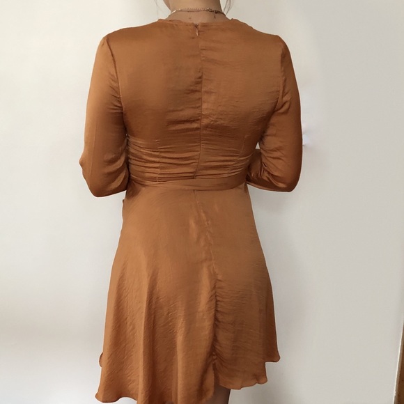 Golden babydoll dress - Picture 5 of 5